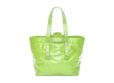 LOEWE Fold Shopper In Paper Calfskin "Bright Apple"