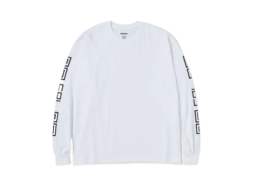 NEIGHBORHOOD SRL . Tee LS-1 "White"