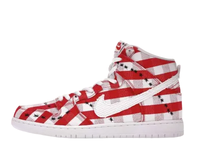 ナイキ SB ダンク ハイ ピクニック "ユニバーシティ レッド/ホワイト"
