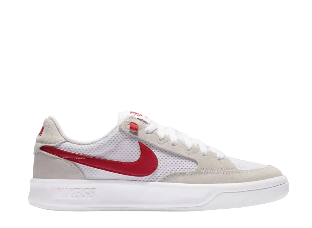 ナイキ SB アドバーサリー "ホワイト ユニバーシティ レッド"
