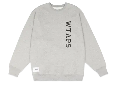 Wtaps Design 01 / Sweater / Cotton. College "Ash Gray"