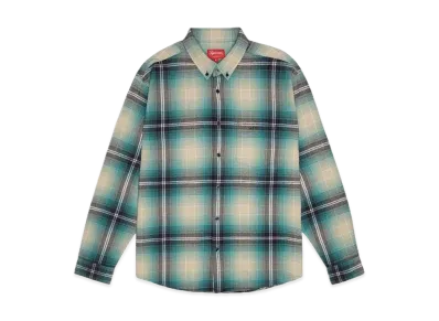Supreme Shadow Plaid Flannel Shirt "Blue"
