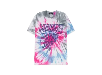 MIDNIGHT LONELY BOY LACE LOGO T-SHIRT "TIE-DYE"