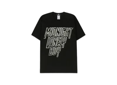 MIDNIGHT LONELY BOY LACE LOGO T-SHIRT "BLACK"