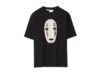 LOEWE x Spirited Away Kaonashi Embroidered T-shirt In Cotton "Black/Multicolor"