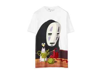 LOEWE x Spirited Away Kaonashi Oversize T-shirt In Cotton "Multicolor"