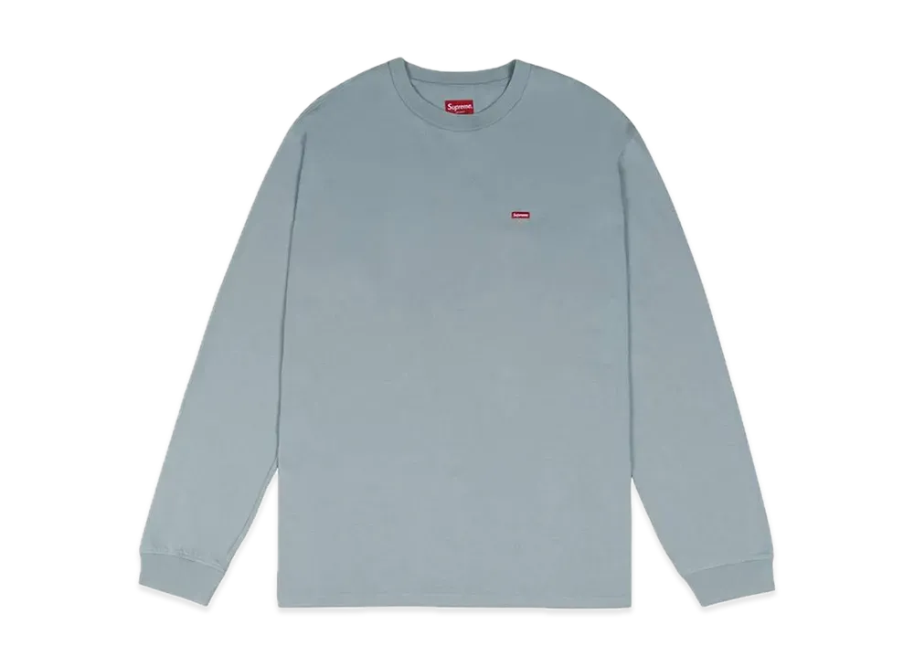 Supreme Small Box L/S Tee "Light Slate"(23SS)