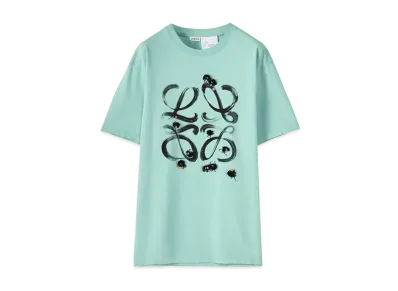 LOEWE x Spirited Away Susuwatari Anagram T-shirt In Cotton "Mint Green"