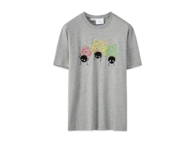 LOEWE x Spirited Away Susuwatari Anagram T-shirt In Cotton "Hemp Gray/Black"