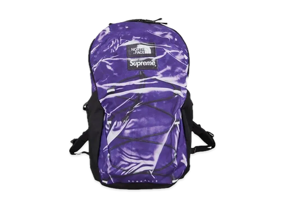 Supreme x The North Face Trompe Loeil Printed Borealis Backpack "Purple"