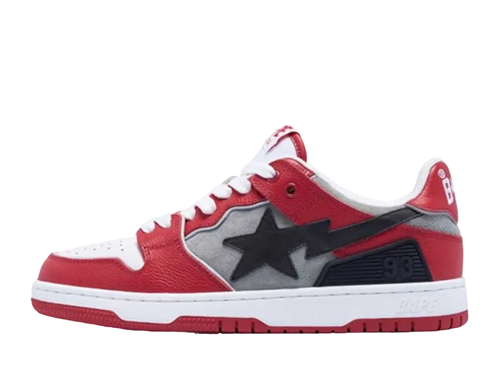 ア ベイジング エイプ スケートスタ "レッド"