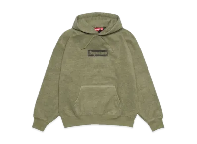 Supreme Inside Out Box Logo Hooded Sweatshirt "Light Olive"