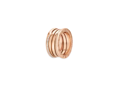 BVLGARI B.Zero1 Ring Diamond 18K "Pink Gold"