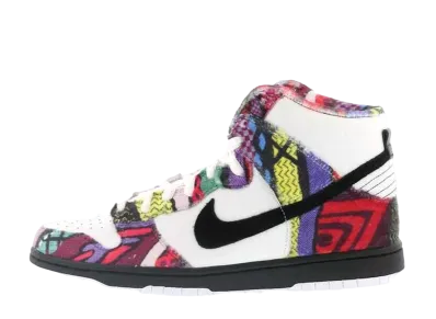 ナイキ SB ダンク ハイ ハクスタブル "ホワイト/ブラック"