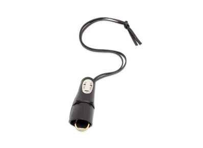 LOEWE x Spirited Away Kaonashi Ring Charm In Classic Calfskin and Brass "Black"