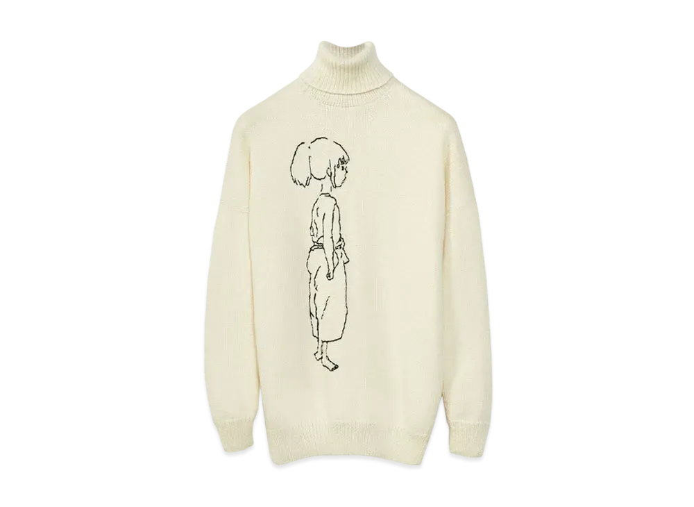 LOEWE x Spirited Away Chihiro High Neck Sweater In Wool
