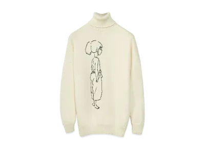 LOEWE x Spirited Away Chihiro High Neck Sweater In Wool