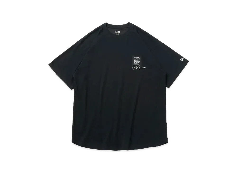 NEW ERA x Yohji Yamamoto SS23 S/S Oversized Performance Tee "Black"