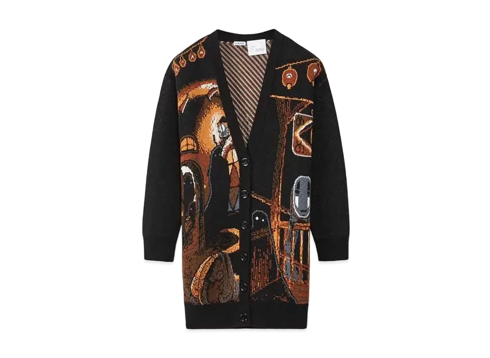 LOEWE x Spirited Away Chihiro Long Cardigan In Wool