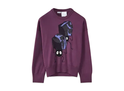LOEWE x Spirited Away Susuwatari Intarsia Sweater In Wool