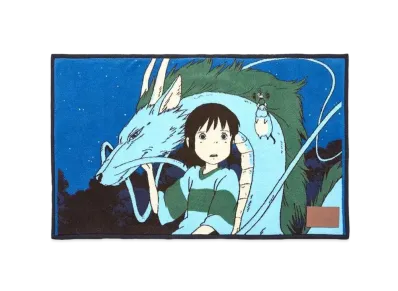 LOEWE x Spirited Away Haku Fleece Blanket "Blue/Multicolor"