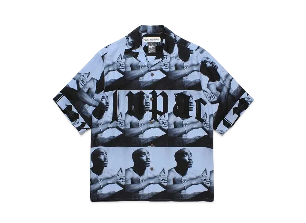 WACKO MARIA 2Pac / Hawaiian Shirt #1 "Blue"
