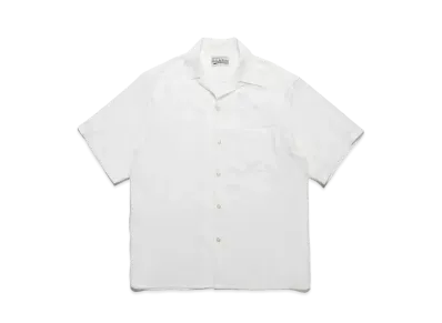 WACKO MARIA 50's Open Collar Shirt "White"