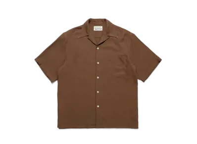WACKO MARIA 50's Open Collar Shirt "Brown"
