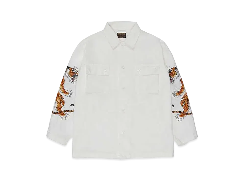 WACKO MARIA Tim Lehi / Army Shirt "White"