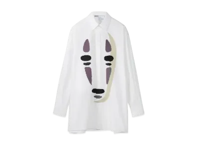 LOEWE x Spirited Away Kaonashi Shirt In Cotton "White/Multicolor"