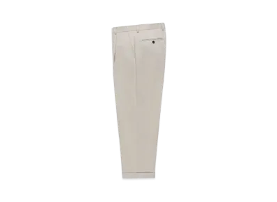 WACKO MARIA Pleated Trousers (Type-2) "White"