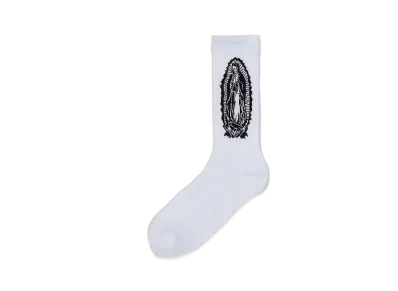 WACKO MARIA Maria Jacquard Socks "White"
