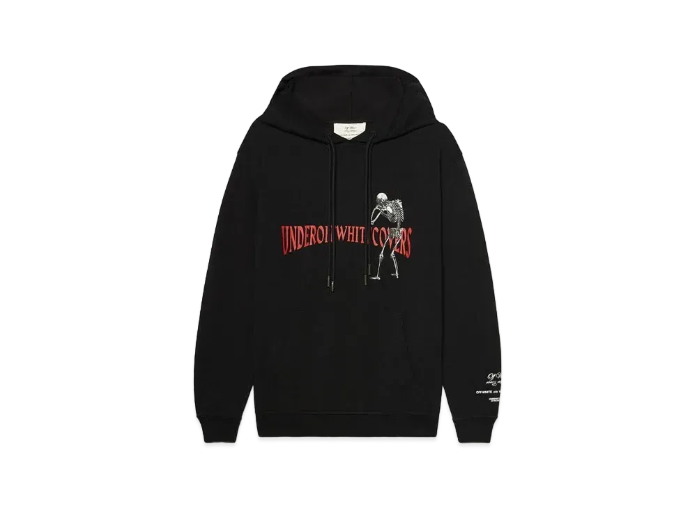 UNDERCOVER x OFF-WHITE Skeleton Rvrs Hoodie "Black"