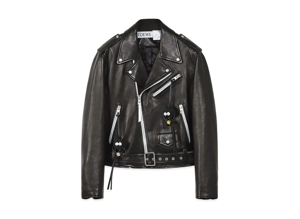 LOEWE x Spirited Away Kaonashi Biker Jacket "Black"