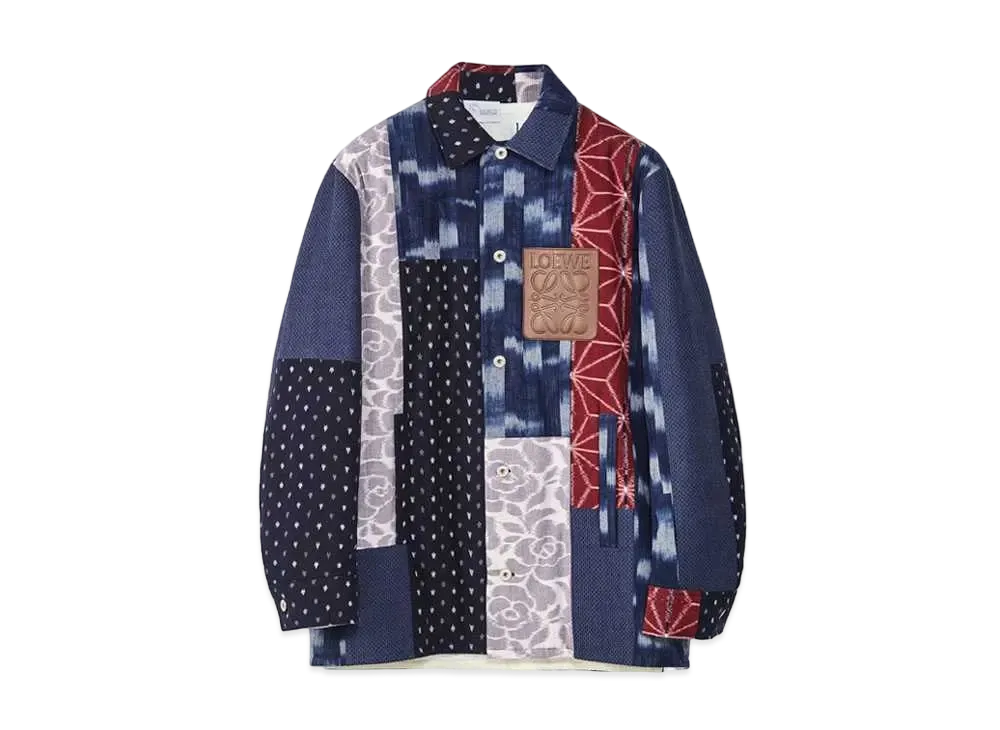 LOEWE x Spirited Away Boro Patchwork Overshirt In Cotton "Multicolor"
