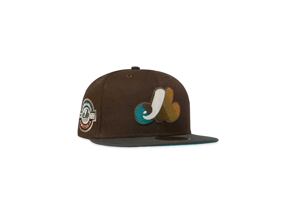 NEW ERA MONTREAL EXPOS CLUB DE BASEBALL "DARK BROWN×GRAY"