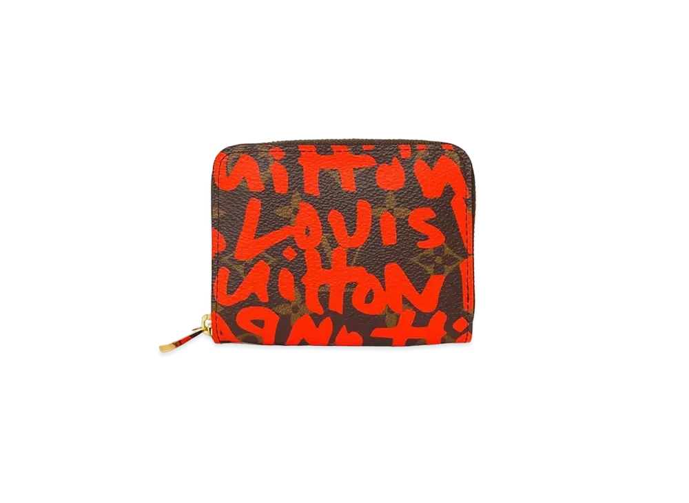 ルイヴィトン ジッピー・コイン パース モノグラム・グラフィティ スティーブン・スプラウス コレクション "オランジュ" M93708