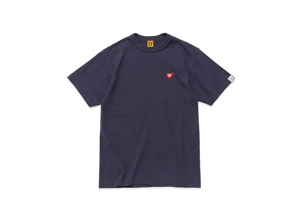 HUMAN MADE Heart Badge T-Shirt "Navy"