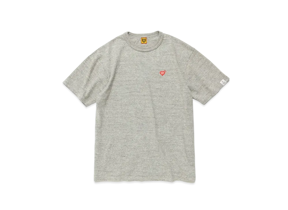 HUMAN MADE Heart Badge T-Shirt "Gray"