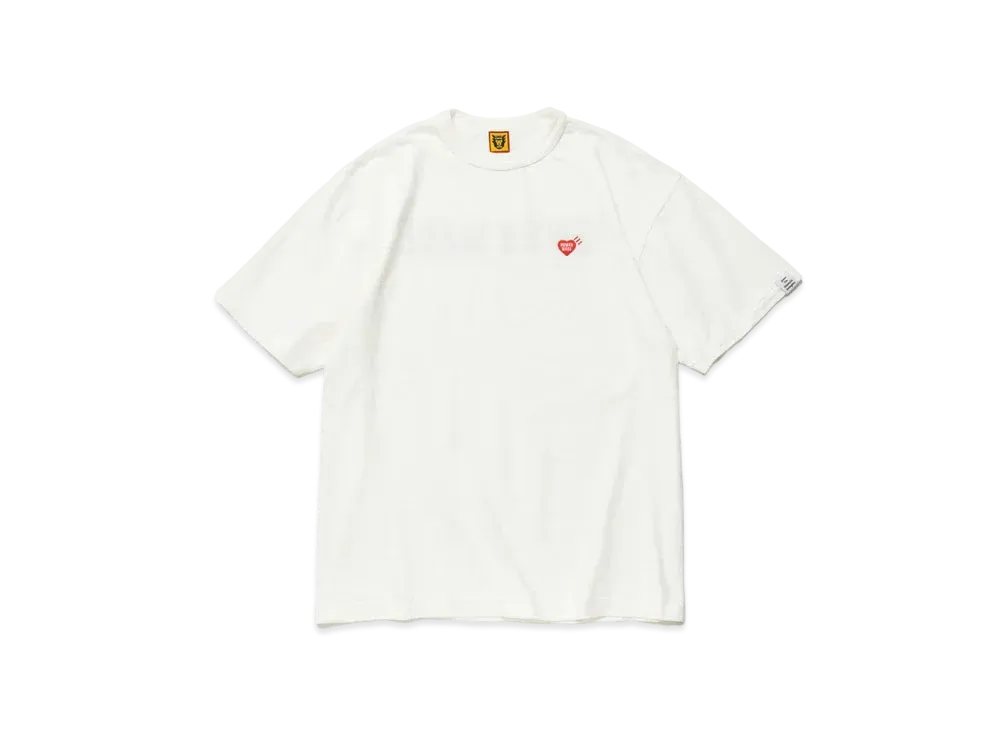 HUMAN MADE Heart Badge T-Shirt "White"