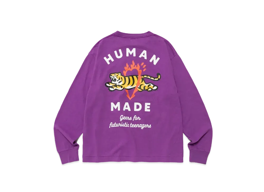 HUMAN MADE Graphic L/S T-Shirt #3 "Purple"