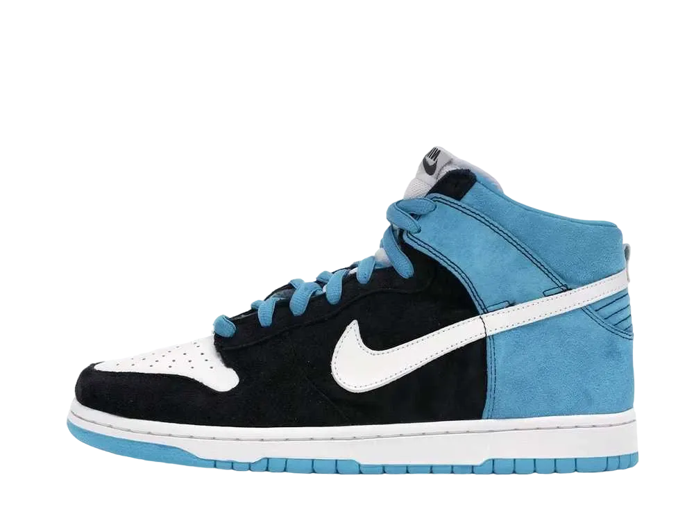 Nike SB Dunk High Send Help "Black/White-Blue Reef"