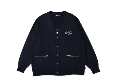 WIND AND SEA SDCL (SEA) Knit Cardigan "Navy"