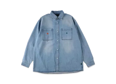 WIND AND SEA SDCL (HS) Denim Shirt "Light Indigo"