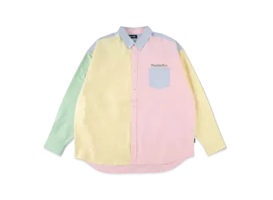 WIND AND SEA SDT Crazy Pattern Shirt "Yellow Pink"