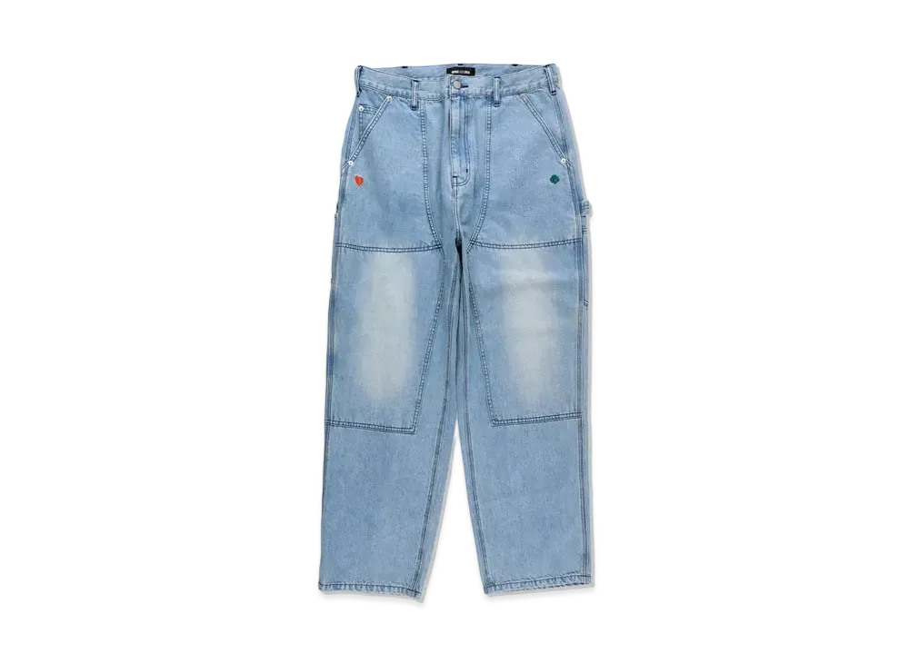 WIND AND SEA SDCL (HS) Double Knee Denim Pt "Light Indigo"
