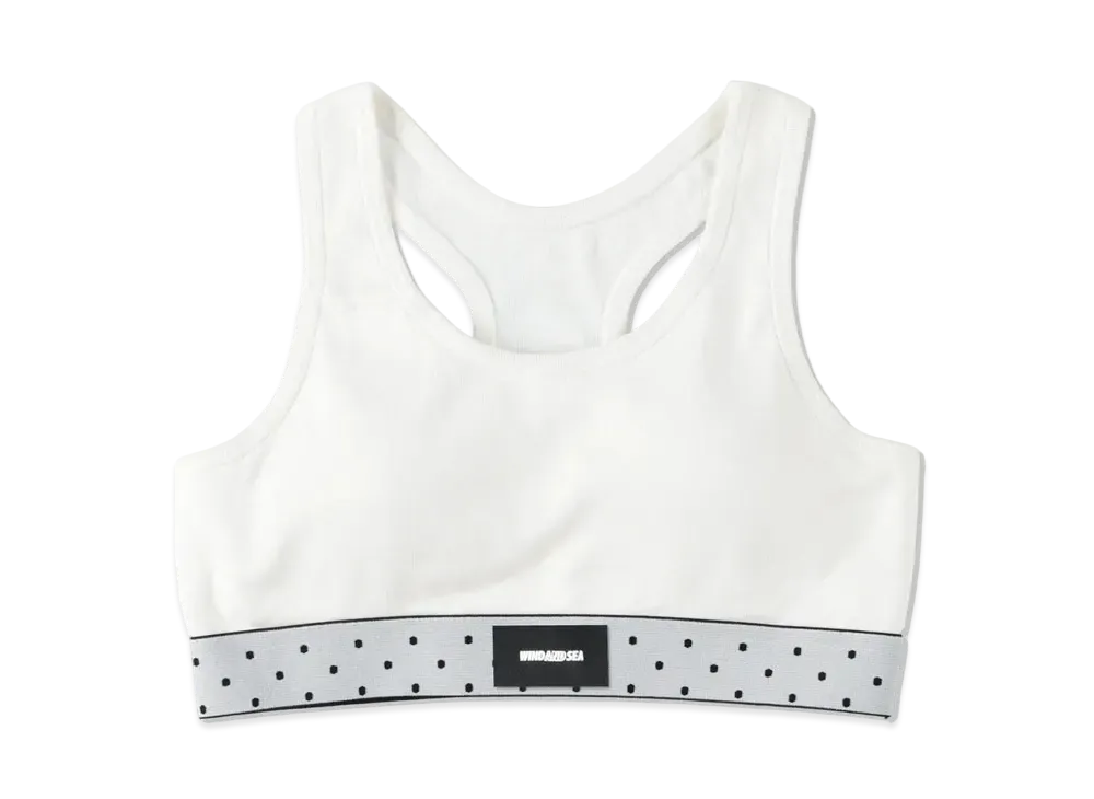 WIND AND SEA SDT (DOT) Bra Top "White"