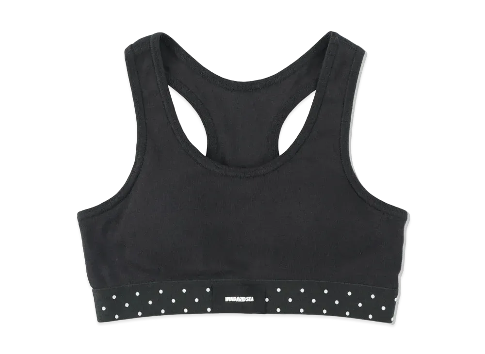 WIND AND SEA SDT (DOT) Bra Top "Black"