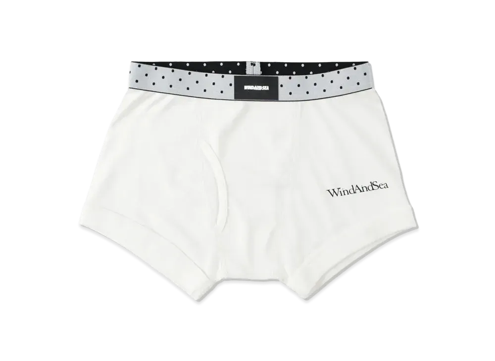 WIND AND SEA SDT (DOT) Boxer Brief "White"