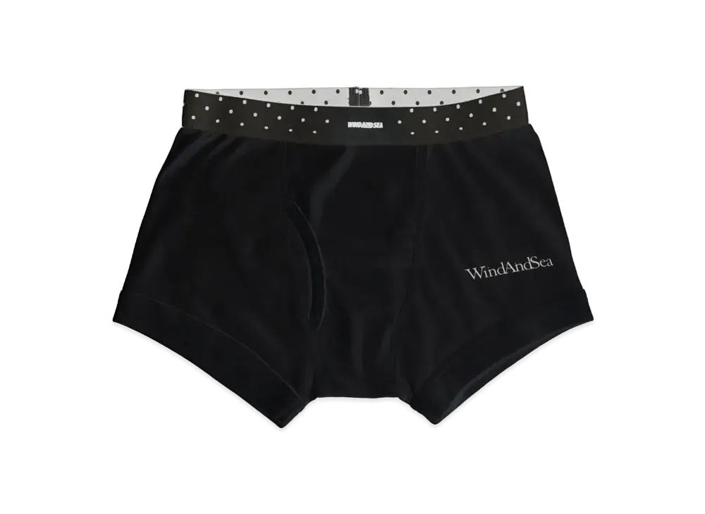 WIND AND SEA SDT (DOT) Boxer Brief "Black"